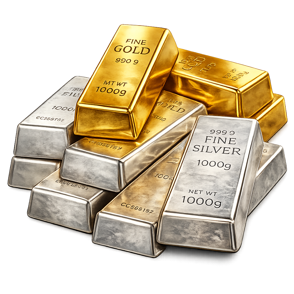 gold--und-silberbarren